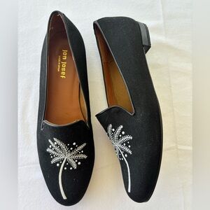 Jon Josef Loafers With Palm Tree Motif Size 11